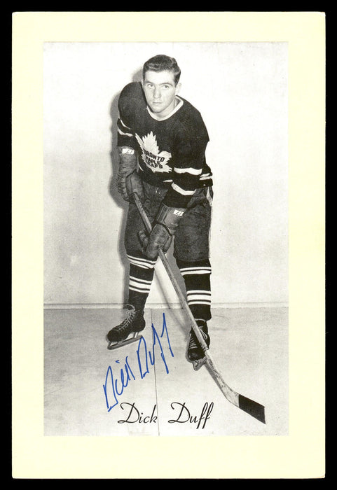 Dick Duff Autographed 1944-63 Beehive Group 2 4.5x6.5 Photo Toronto Maple Leafs SKU #176704 - RSA