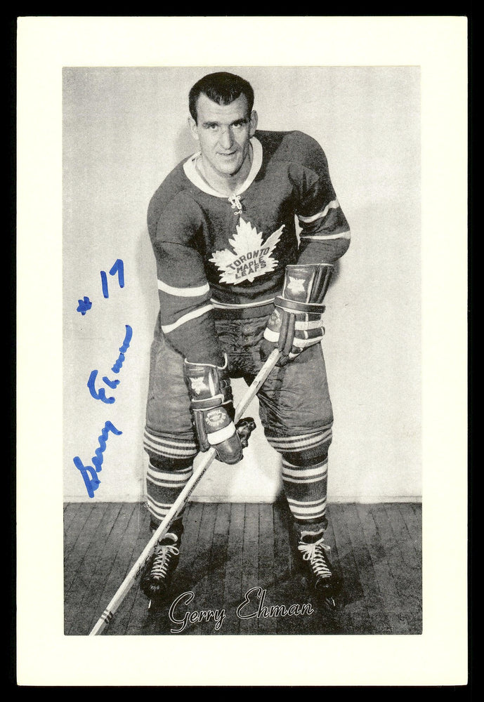 Gerry Ehman Autographed 1944-63 Beehive Group 2 4.5x6.5 Photo Toronto Maple Leafs SKU #176716 - RSA