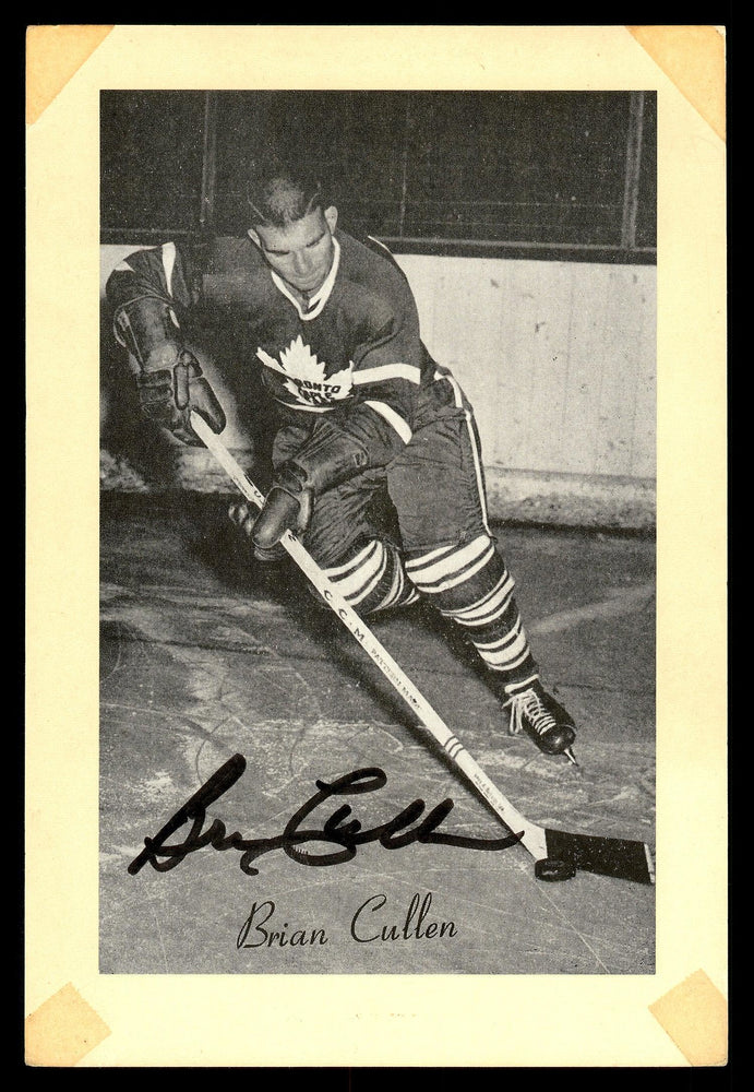Brian Cullen Autographed 1944-63 Beehive Group 2 4.5x6.5 Photo Toronto Maple Leafs SKU #176732 - RSA