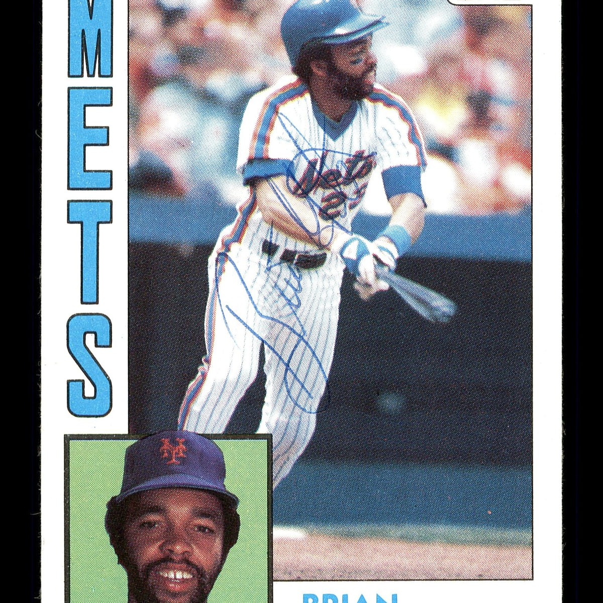 Brian Giles Autographed 1984 Topps Card #676 New York Mets SKU #166673 — RSA