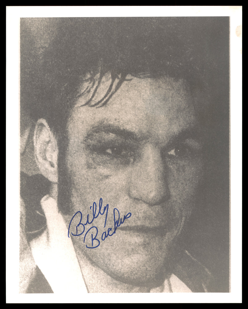 Billy Backus Autographed 8x10 Photo SKU #186839