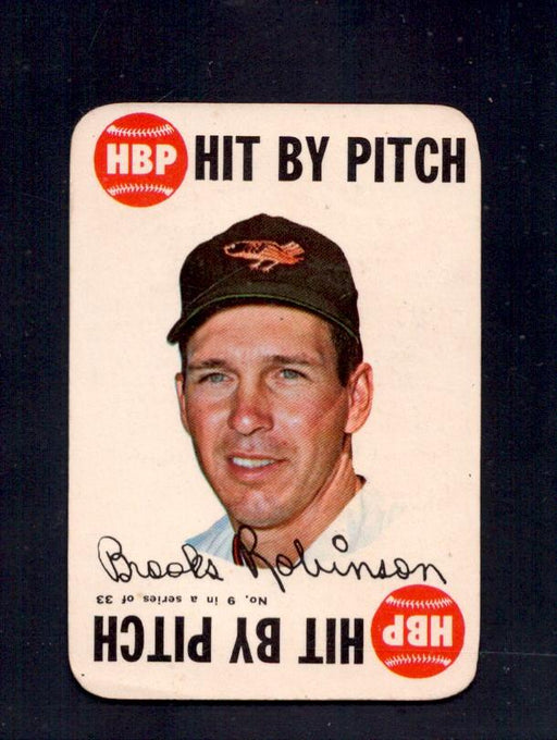 1968 Brooks Robinson Topps Game #9 Orioles Baseball Card - RSA