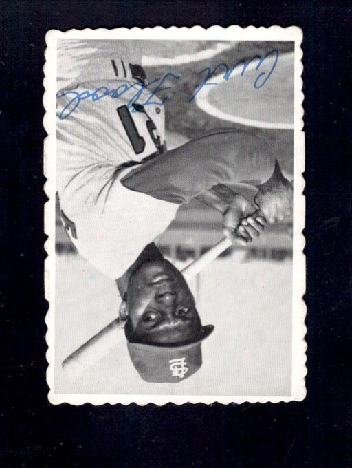 1969 Curt Flood Topps Deckle Edge #28 Cardinals Baseball Card - RSA