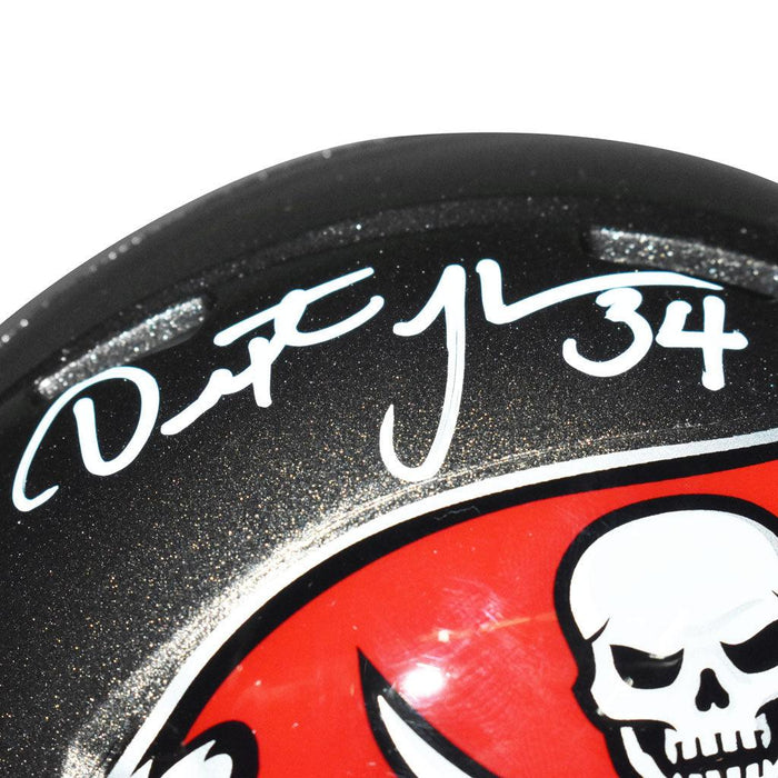 Dexter Jackson Signed Tampa Bay Buccaneers Speed Mini Replica Football popular Helmet (JSA)