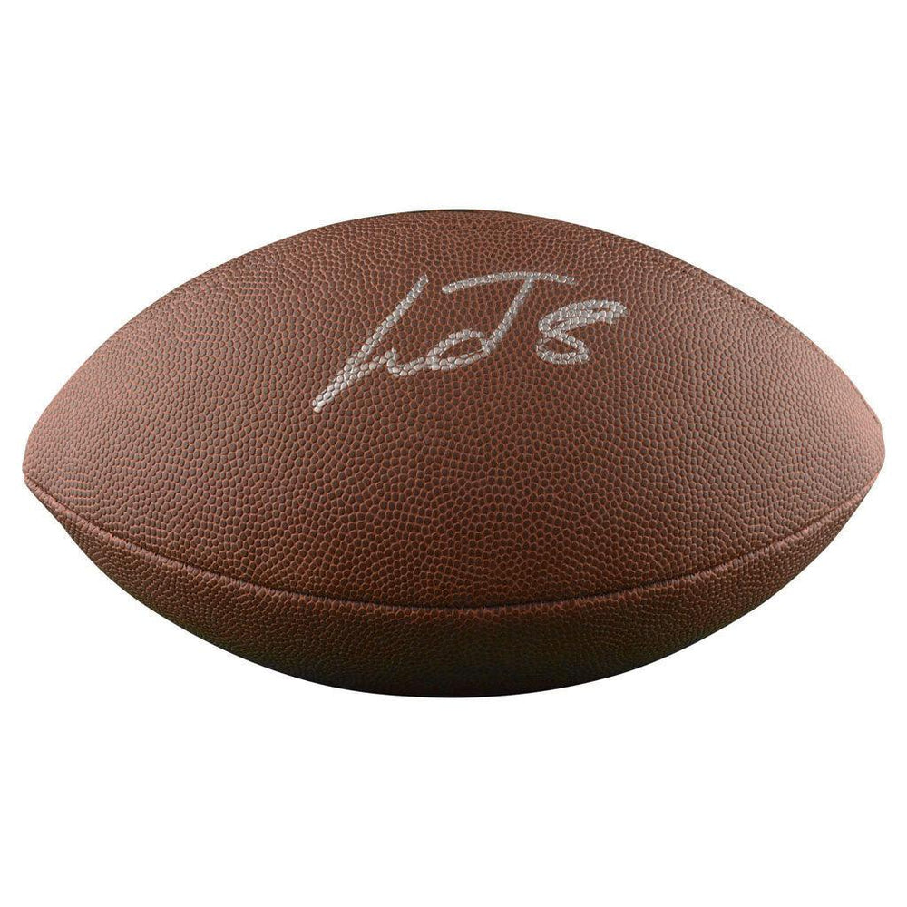 Lamar Jackson Signed Wilson Super Grip Full Size NFL Football (JSA)