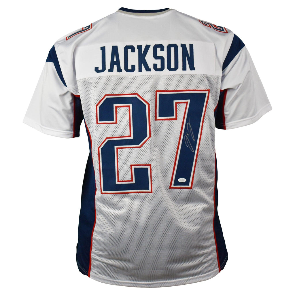 JC Jackson Signed Los Angeles White Football Jersey (JSA) — RSA