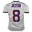 Lamar Jackson Signed Gold Ink Baltimore Pro Custom White Football Jersey (JSA) - RSA