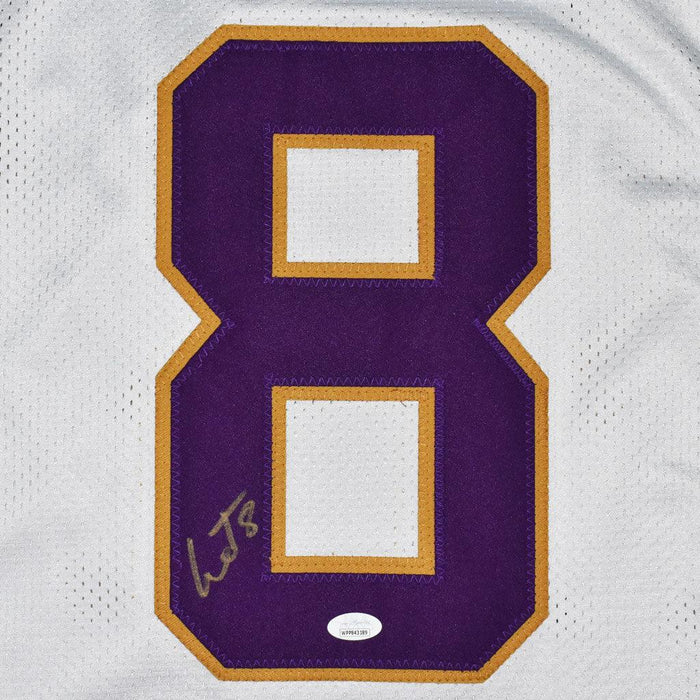 Lamar Jackson Autographed Baltimore Custom White Football Jersey