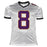 Lamar Jackson Signed Gold Ink Baltimore Pro Custom White Football Jersey (JSA) - RSA