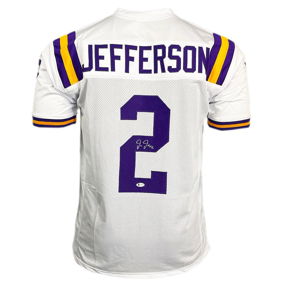 Justin jefferson jersey store lsu