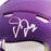 Justin Jefferson Signed Minnesota Vikings Speed Mini Football Helmet (JSA) - RSA