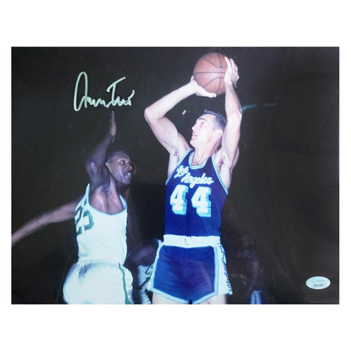 Jerry West Signed Los Angeles Shooting 11x14 Basketball Photo (JSA) - RSA