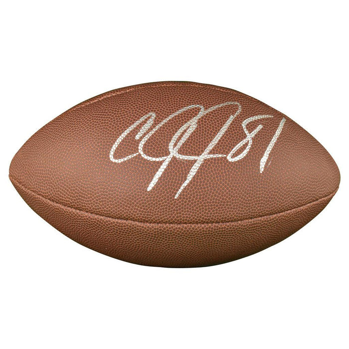 Calvin Johnson Signed Wilson Official NFL Replica Football (JSA)