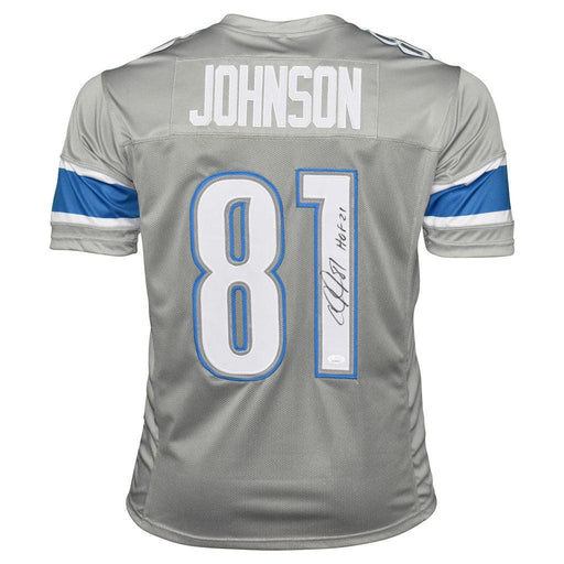 Autographed/Signed Calvin Johnson Detroit Black Football Jersey JSA COA at  's Sports Collectibles Store