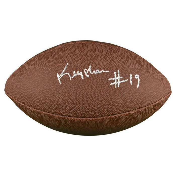 Keyshawn Johnson Signed Wilson Official NFL Replica Football (Beckett) — RSA