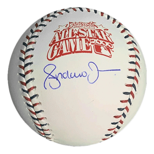 Andruw Jones Autographed Official Major League Baseball