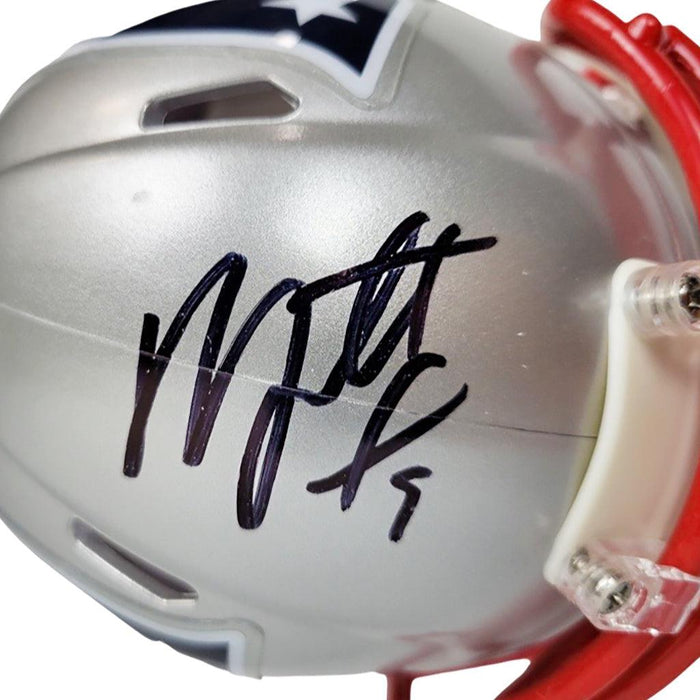 Matthew Judon signed New England Patriots football mini helmet