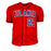 Dave Justice Signed Atlanta Red Baseball Jersey (JSA) - RSA