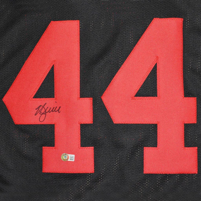 RSA Kyle Juszczyk Signed San Francisco Black Football Jersey (Beckett)