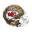 Travis Kelce Signed SB LIV Champs Inscription Kansas City Chiefs Camo Authentic Speed Full-Size Football Helmet (Beckett) - RSA