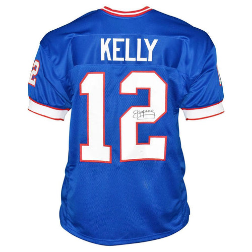 Jim Kelly Signed Buffalo Pro White Football Jersey (JSA) — RSA