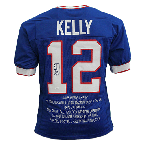 Jim Kelly Buffalo Bills Autographed Nike Black RFLCTV Jersey-Beckett W –  The Jersey Source