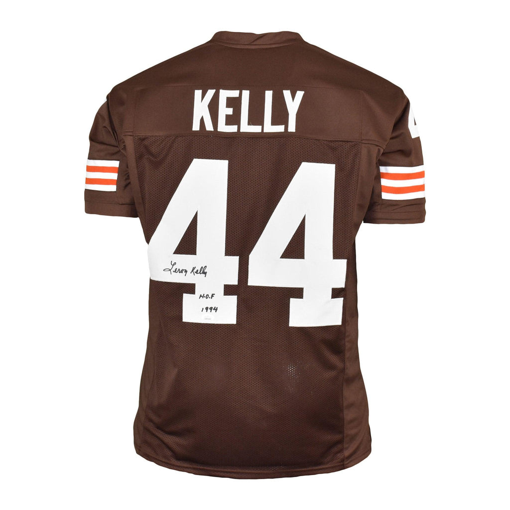 Leroy Kelly HOF 1994 Signed Cleveland Browns Custom Jersey (JSA Witness  COA)