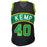 Shawn Kemp Signed Seattle Black Basketball Jersey (Beckett) - RSA
