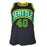Shawn Kemp Signed Seattle Black Basketball Jersey (Beckett) - RSA