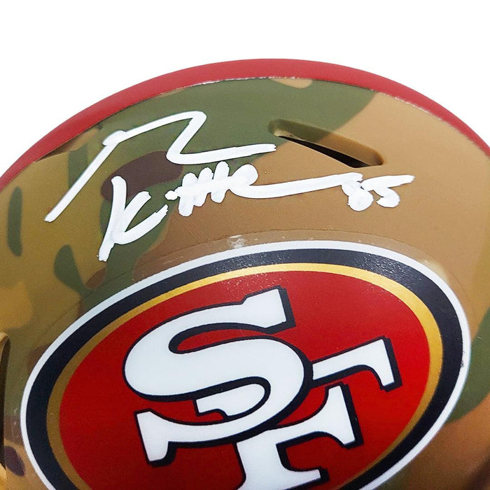 George Kittle Signed 49ers Salute to Service Speed Mini Helmet