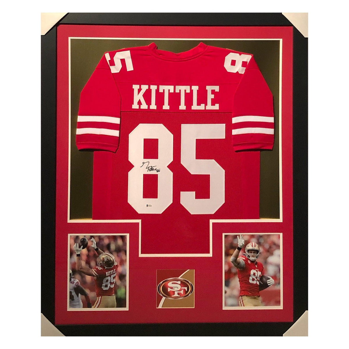 George Kittle Autographed Jersey - Beckett Authentic - Red 