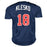 Ryan Klesko Signed Atlanta Blue Baseball Jersey (JSA) - RSA