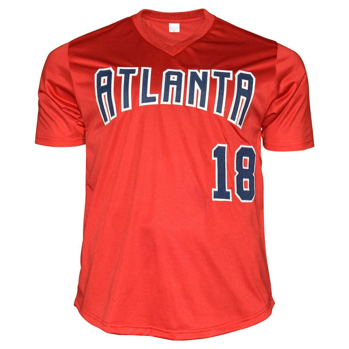 Ryan Klesko Signed Atlanta Red Baseball Jersey (JSA) — RSA