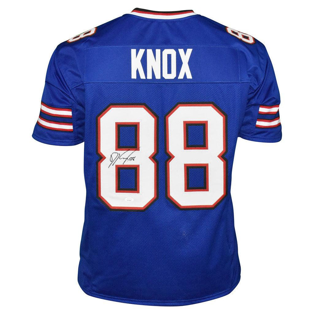 Dawson Knox Signed Buffalo Pro Blue Football Jersey (JSA) — RSA