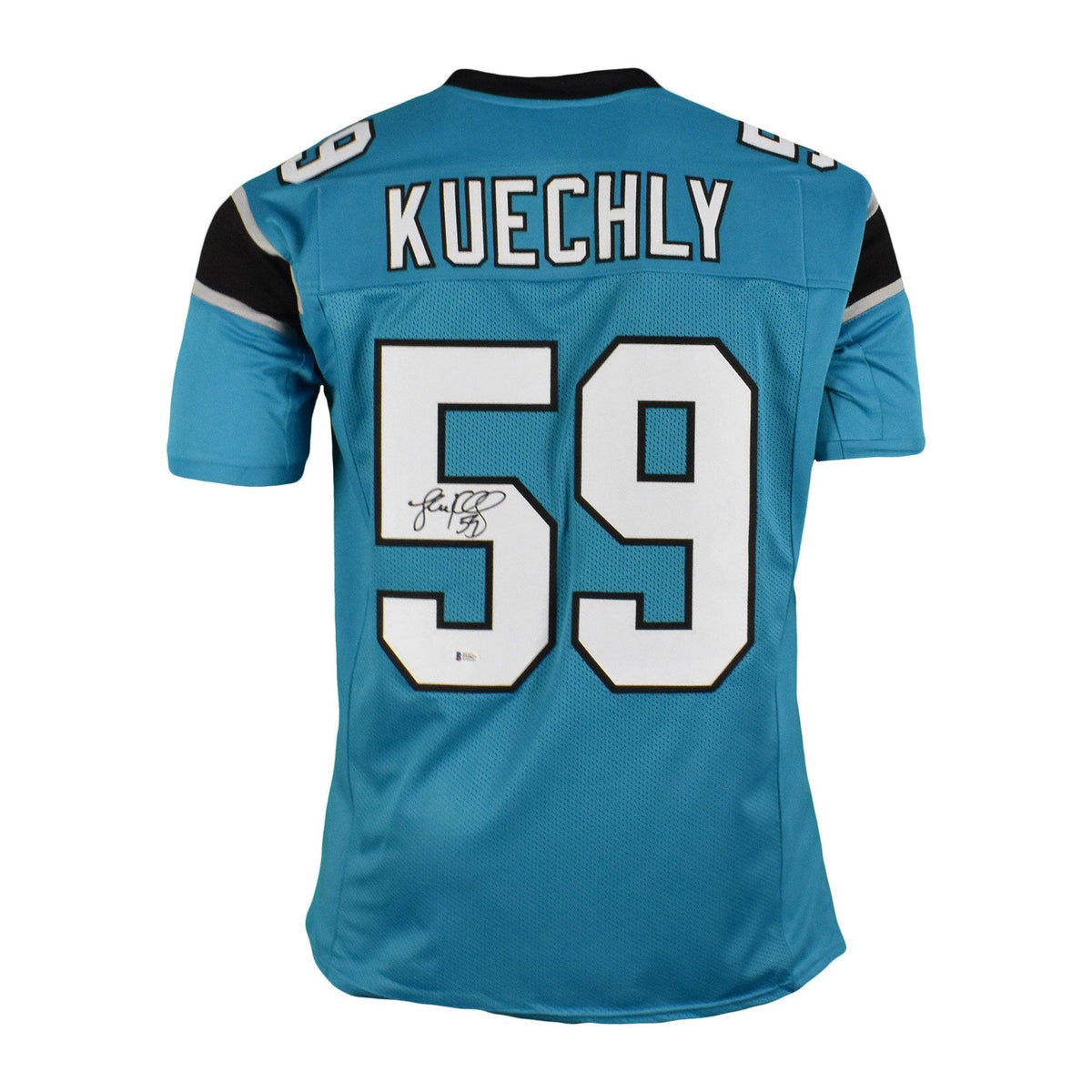 Luke Kuechly Autographed Signed Custom White Football Jersey (Beckett)