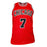 Toni Kukoc Signed Chicago Red Throwback Basketball Jersey (JSA) - RSA