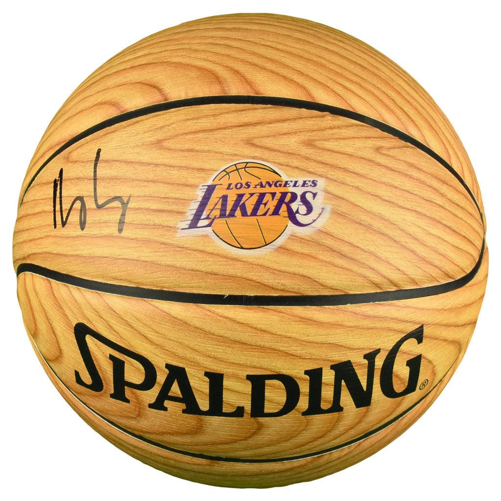 Kyle Kuzma Signed Los Angeles Lakers NBA Hardwood Series Wood Grain Ba ...