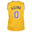 Kyle Kuzma Signed Los Angeles Yellow Basketball Jersey (Beckett) - RSA