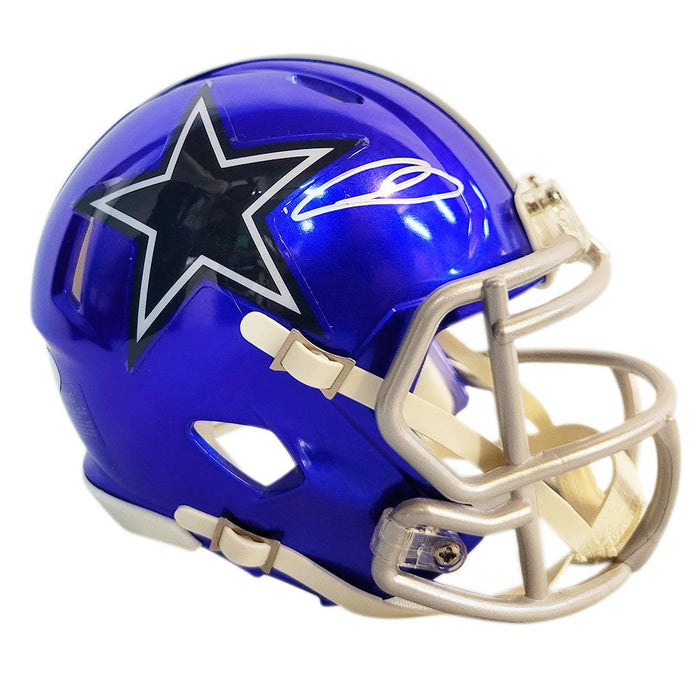 CeeDee Lamb Signed Dallas Cowboys Speed Flash NFL Mini Helmet