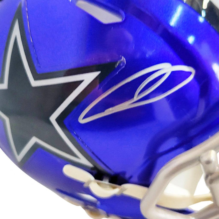 CeeDee Lamb Signed Dallas Cowboys Speed Full Size Flash NFL Helmet