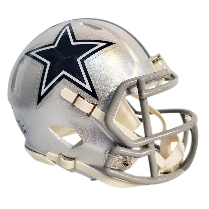 Ceedee Lamb Signed Dallas Cowboys Speed Mini Football Helmet (JSA) — RSA