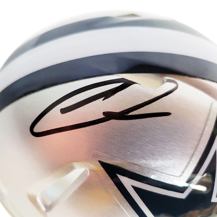 Ceedee Lamb Signed Dallas Cowboys Speed Mini Football Helmet (JSA) - RSA