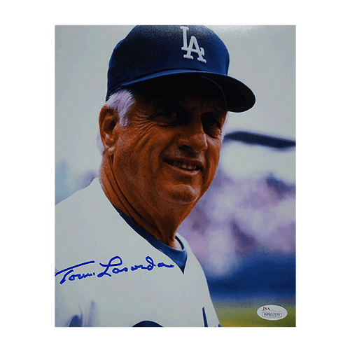 Tommy LaSorda Autographed Los Angeles Dodgers Authentic Jersey JSA