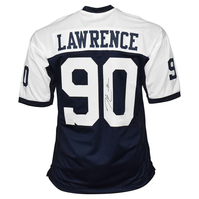 RSA DeMarcus Lawrence Signed Dallas Pro Thanksgiving Football Jersey (JSA)