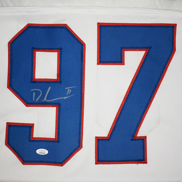 Dexter Lawrence Signed New York White Football Jersey JSA 