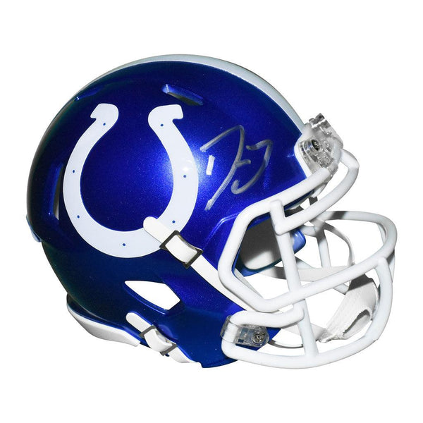 Darius Shaq Leonard Signed Indianapolis Colts Speed Mini Football Helm — RSA