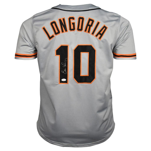 Evan Longoria Signed San Francisco Orange Baseball Jersey (JSA