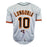 Evan Longoria Signed San Fransisco Grey Decal Baseball Jersey (JSA) - RSA