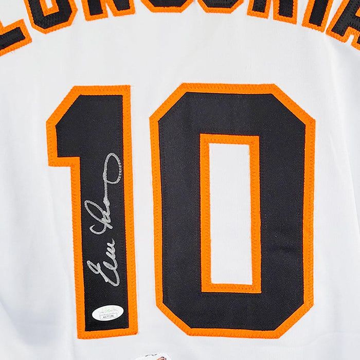 Evan Longoria Signed San Fransisco White Decal Baseball Jersey (JSA)