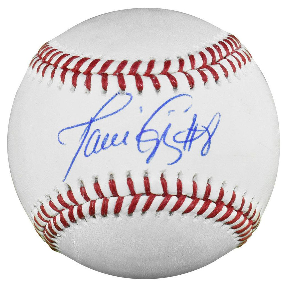 Javy Lopez Signed Rawlings Official Major League Baseball (JSA) - RSA